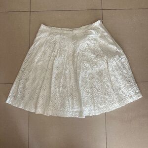 Rochas crochet / lace cotton skirt